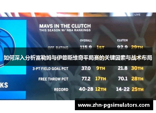 如何深入分析富勒姆与伊普斯维奇平局赛的关键因素与战术布局 如何深入分析富勒姆与伊普斯维奇平局赛的关键因素与战术布局